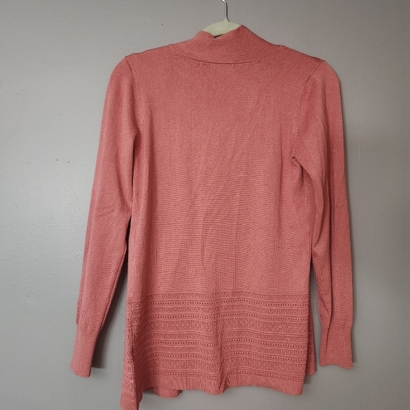 Lety & Me open cardigan NWT size XS dusty pink rose color - Picture 5 of 8